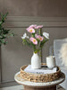 Blomster i hvit vase - Flere farger