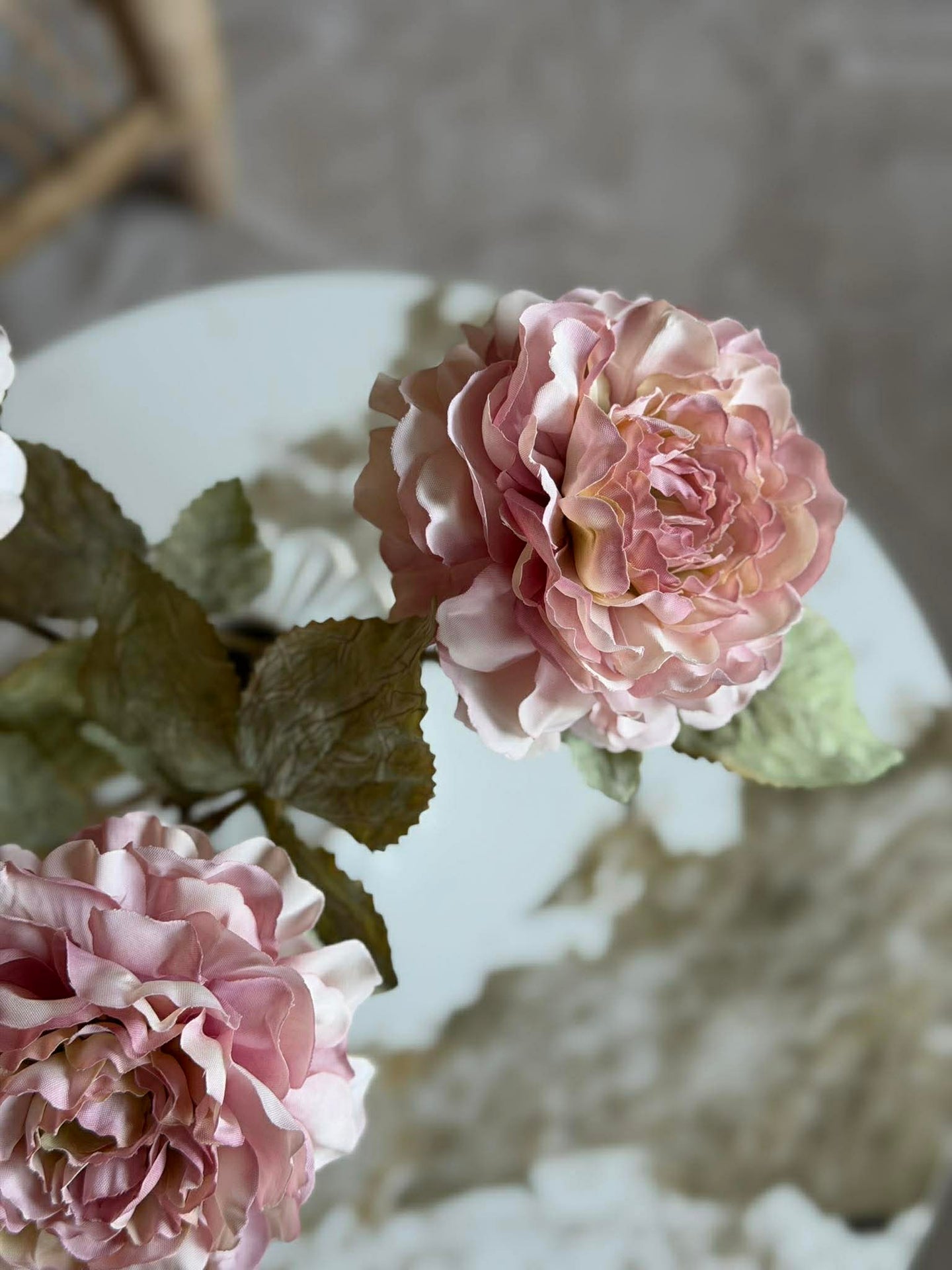 Rose 38 cm – Støvet rosa