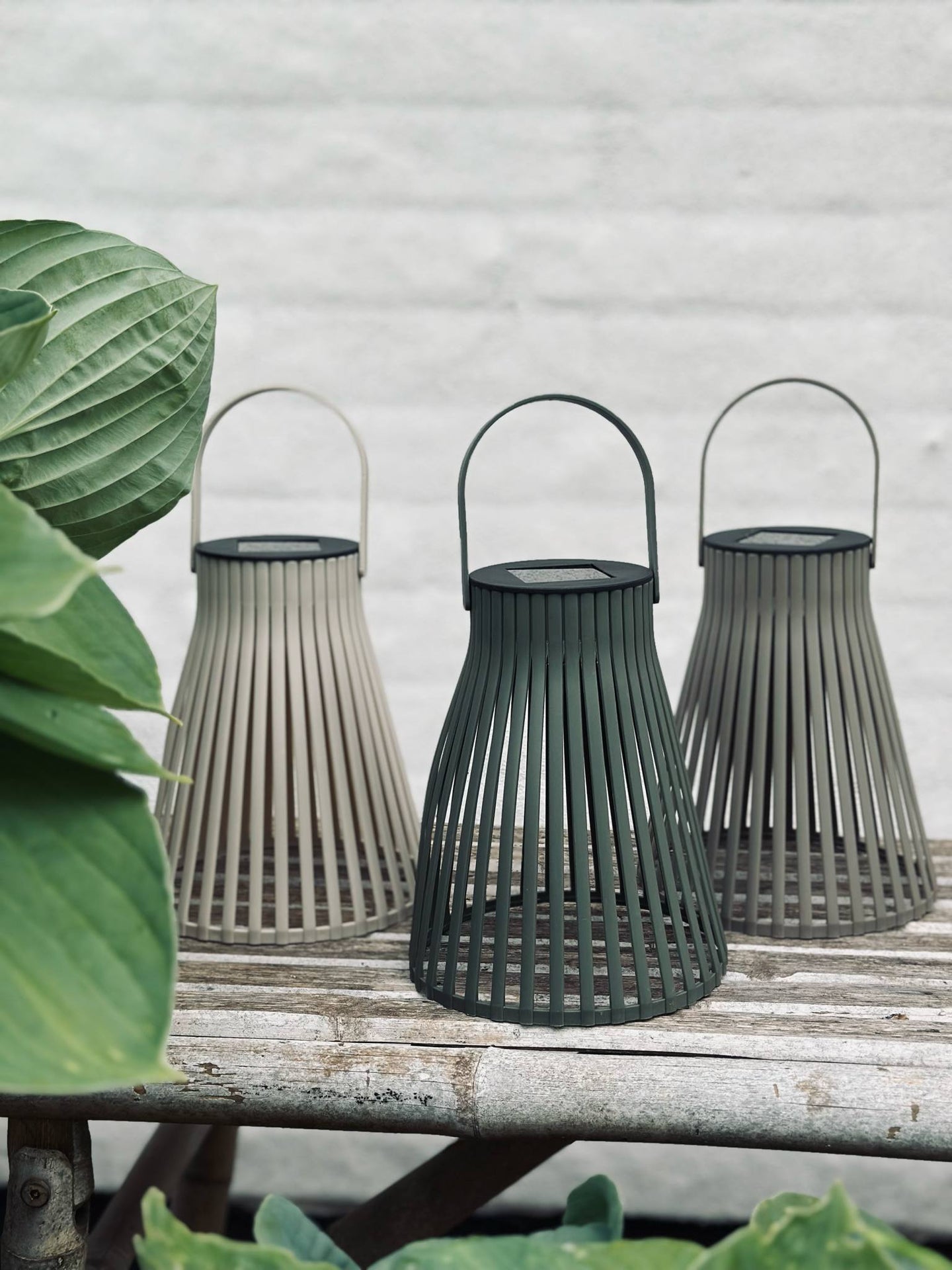Lanterne med solceller 18cm - Flere fargevalg