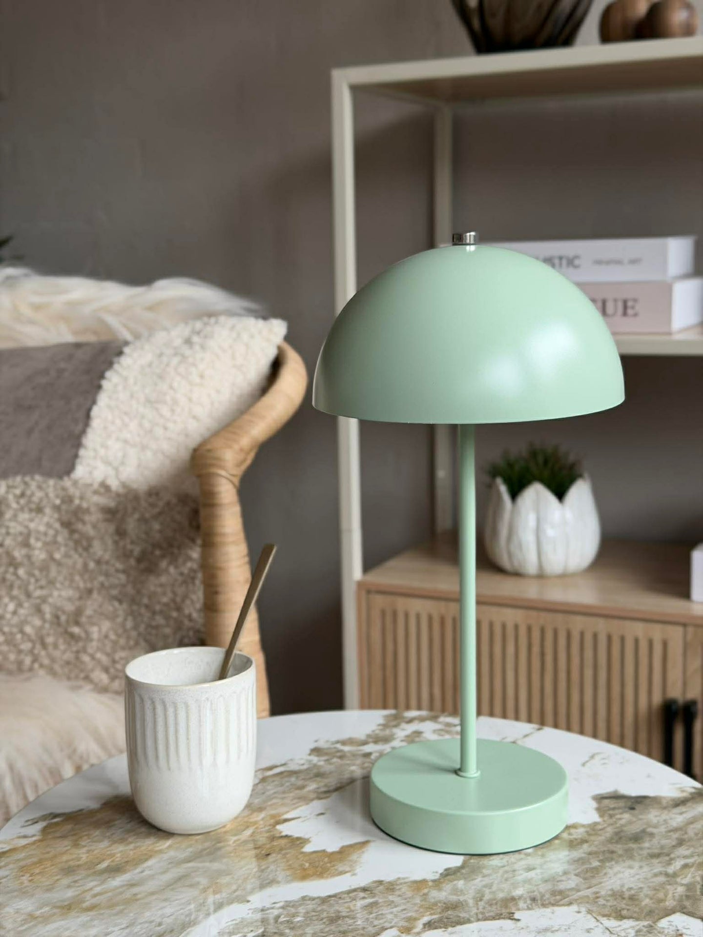 Bordlampe med touch - Large Grønn