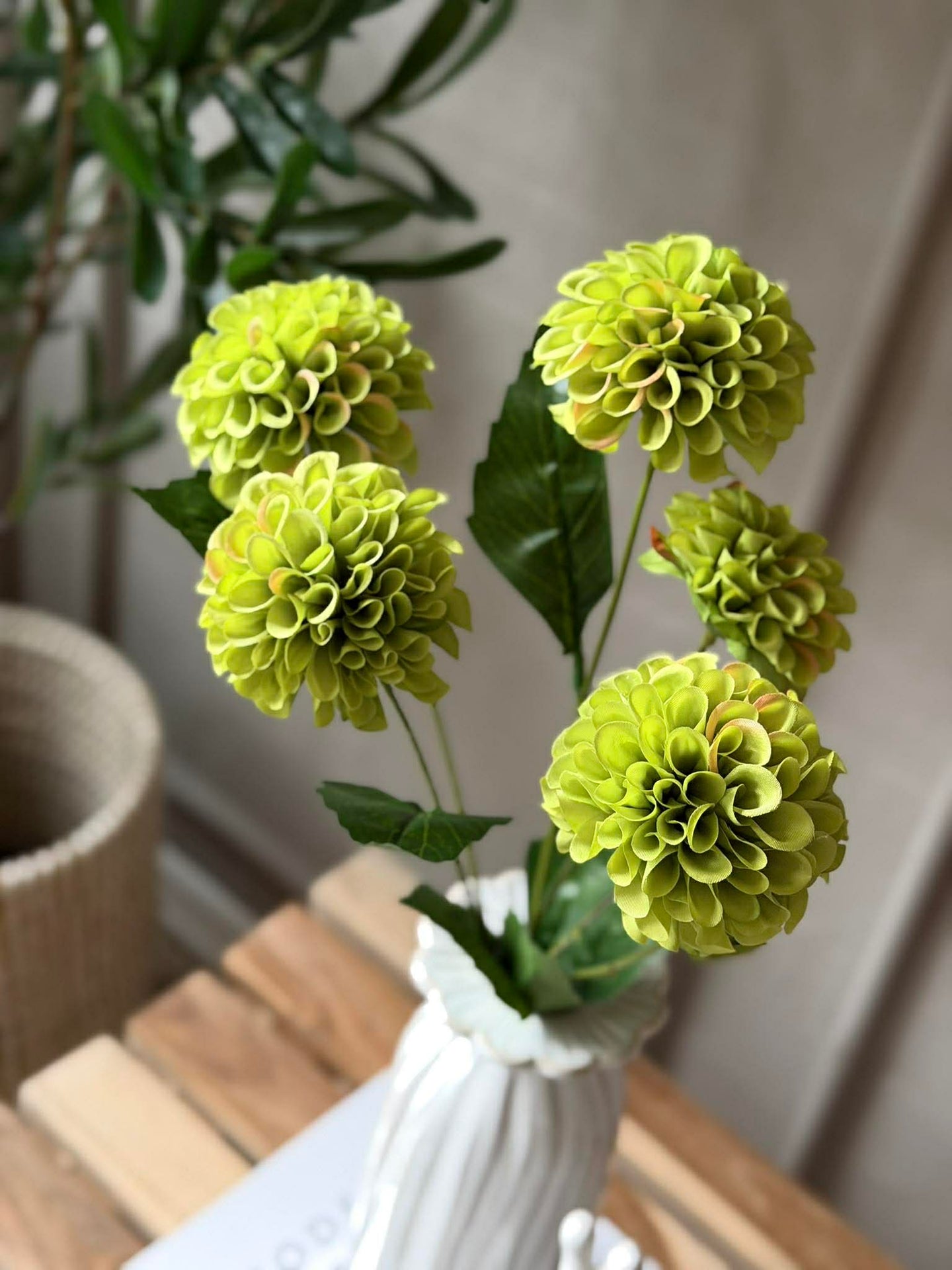 Blomsterstilk med flere blomster - Lime