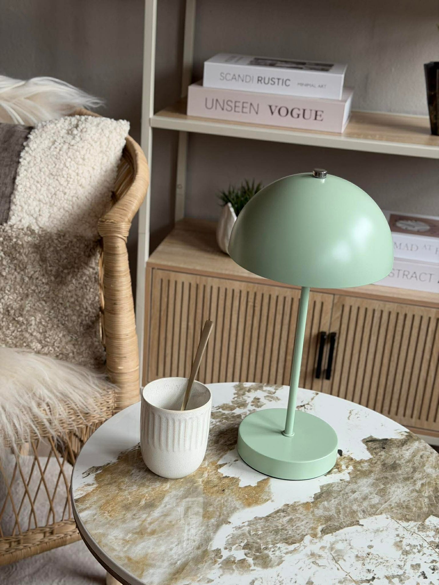 Bordlampe med touch - Large Grønn