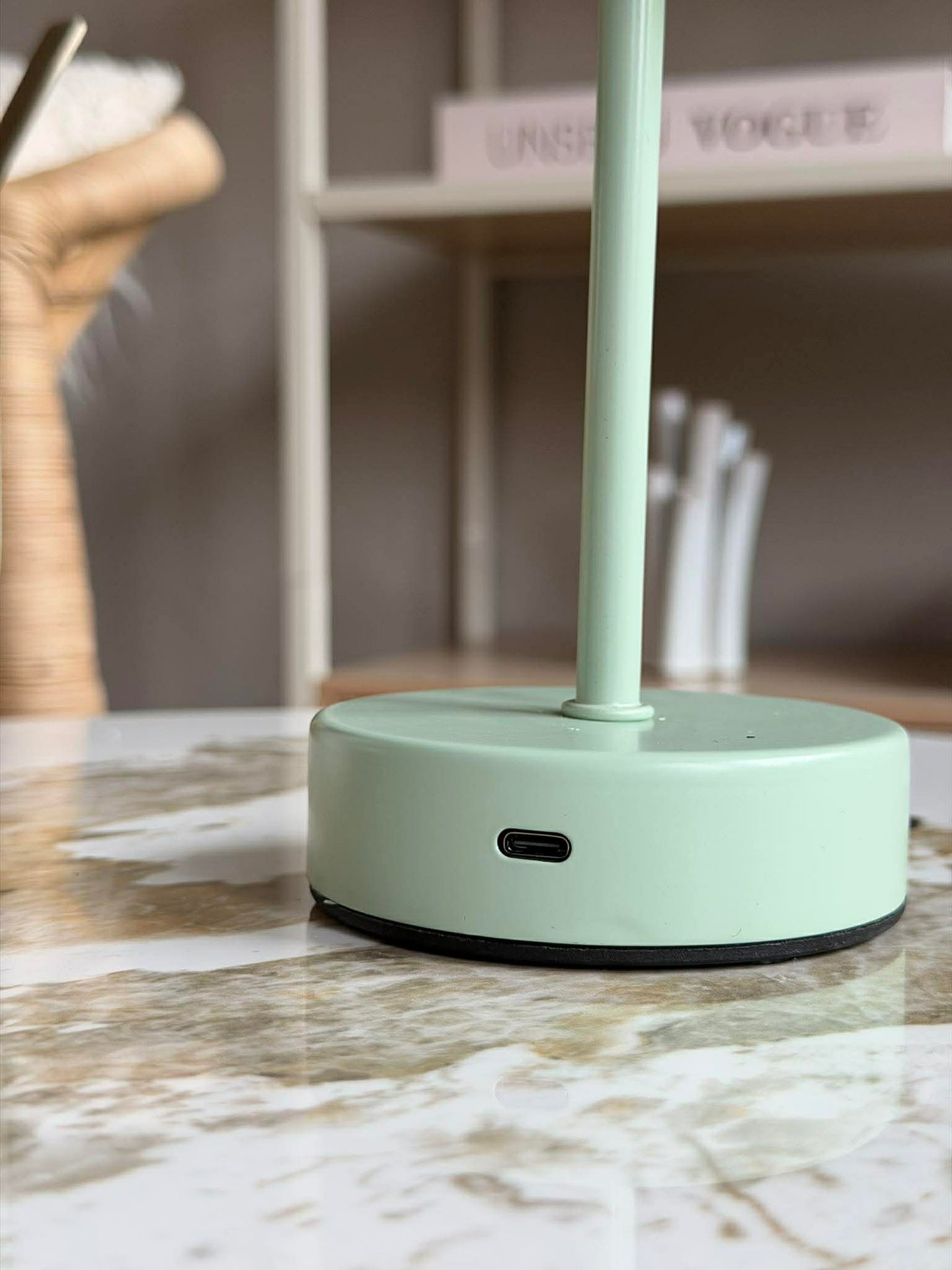 Bordlampe med touch - Grønn