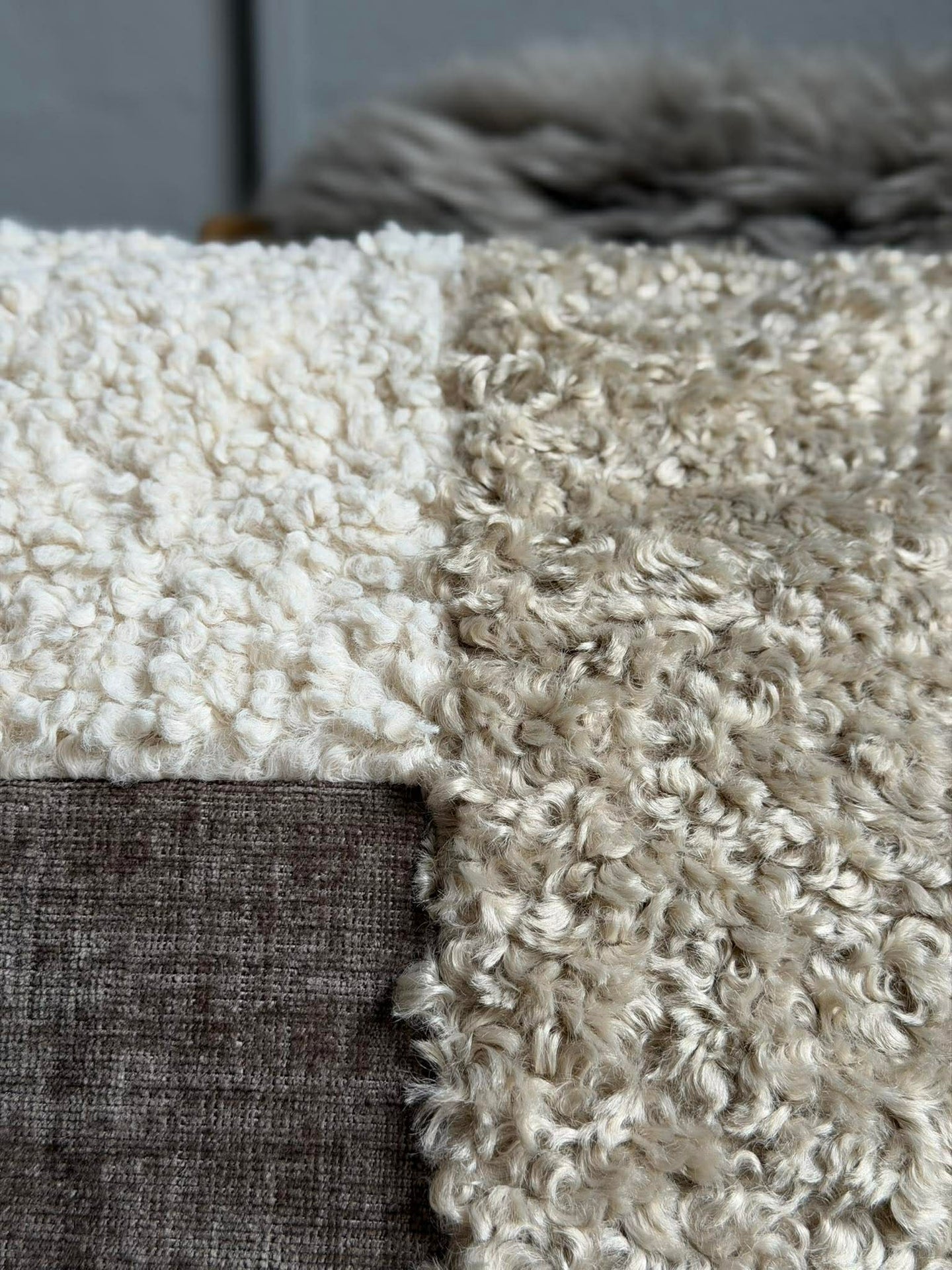Pute med fyll 45x45 cm - Chenille
