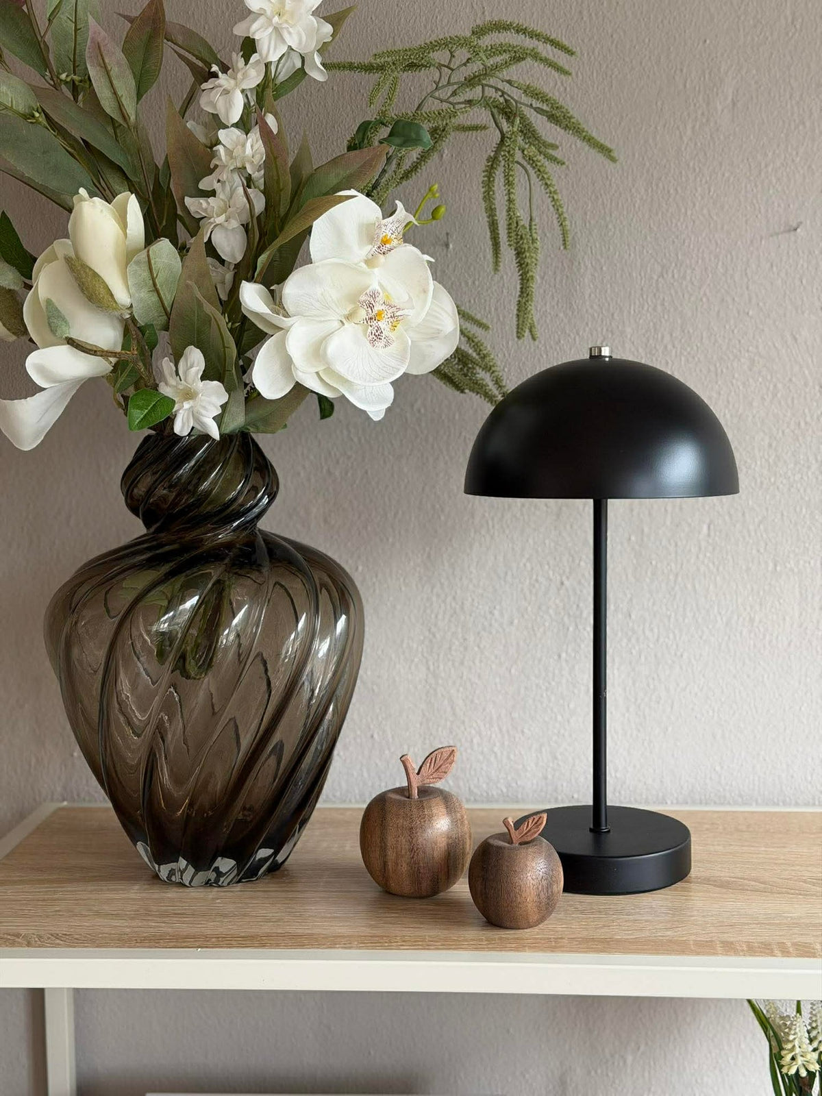 Bordlampe med touch - Large Svart