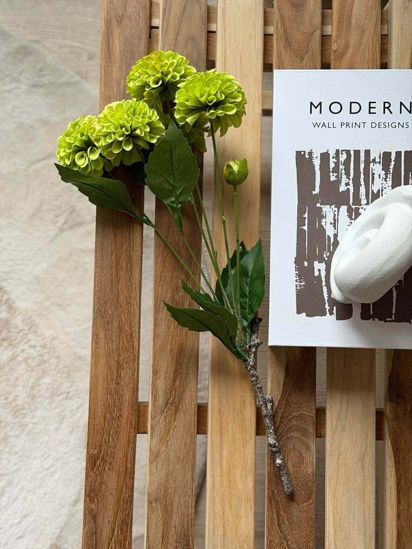 Blomsterstilk med flere blomster - Lime