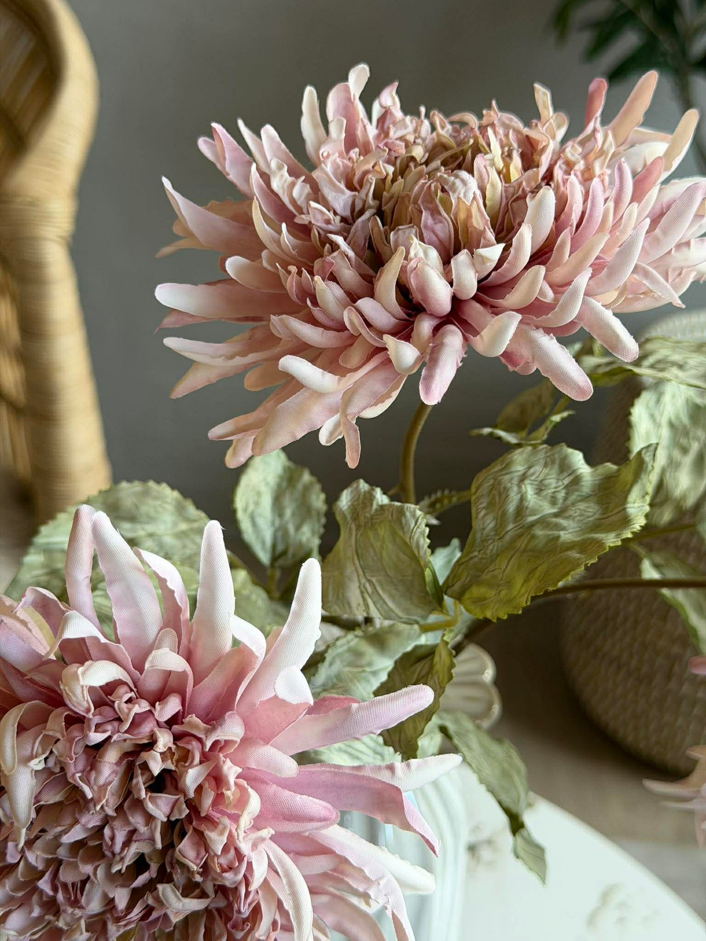 Krysantemum stilk 17 cm - Rosa