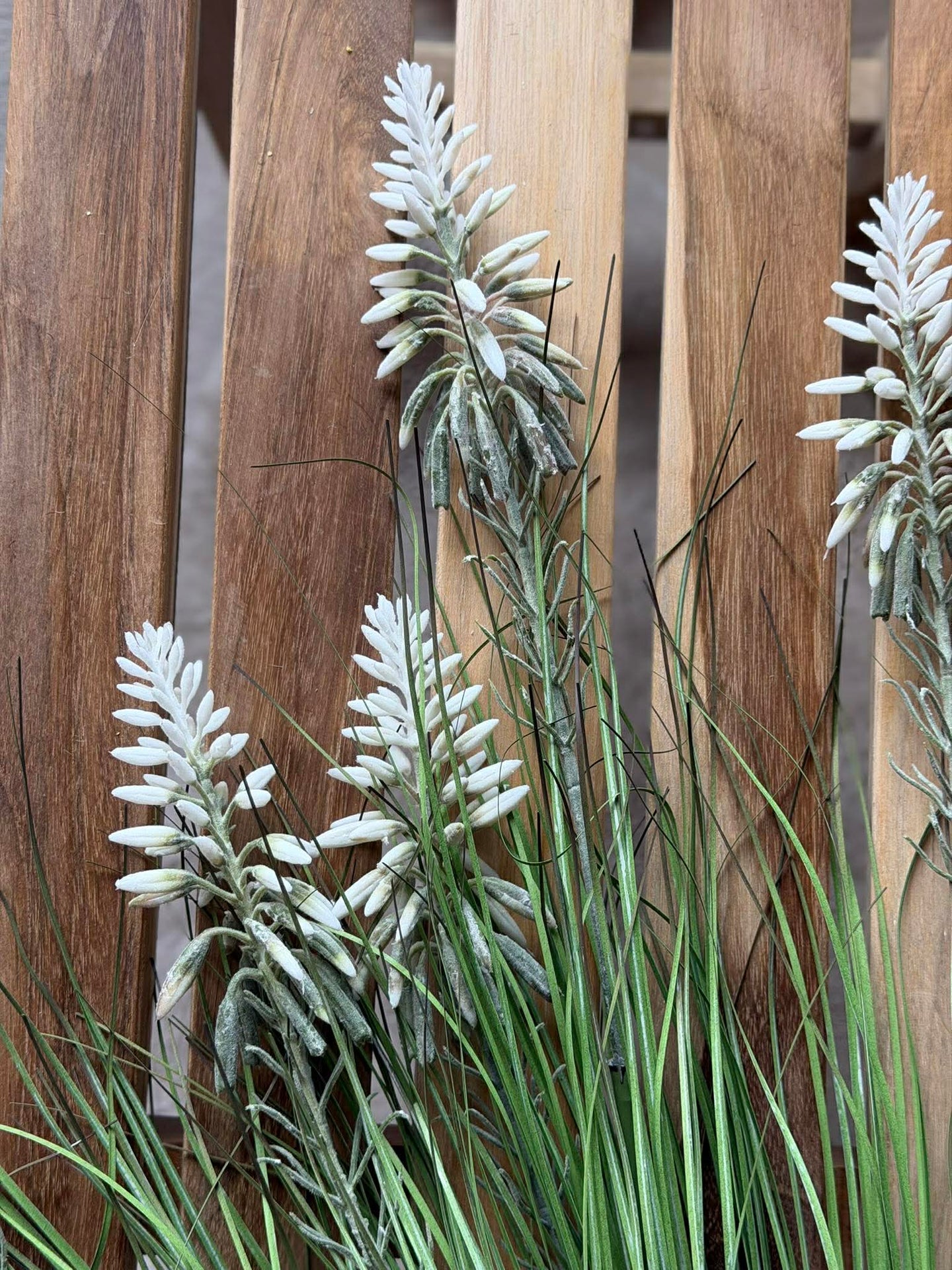 Lupin Hvit i bukett til inne og ute - 70 cm