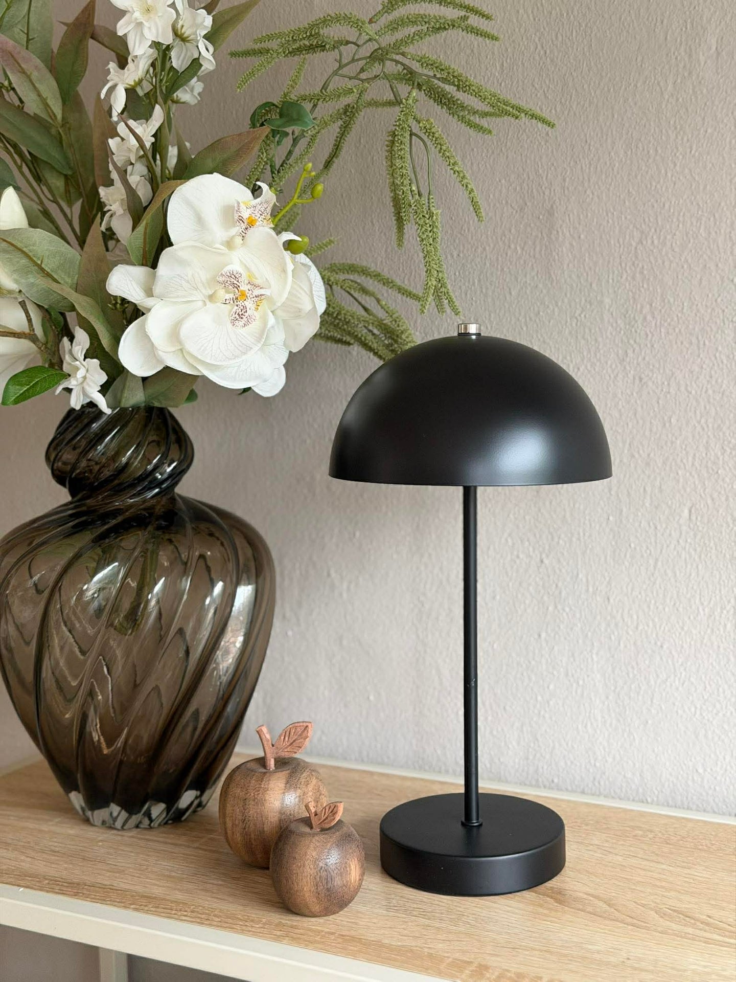 Bordlampe med touch - Large Svart