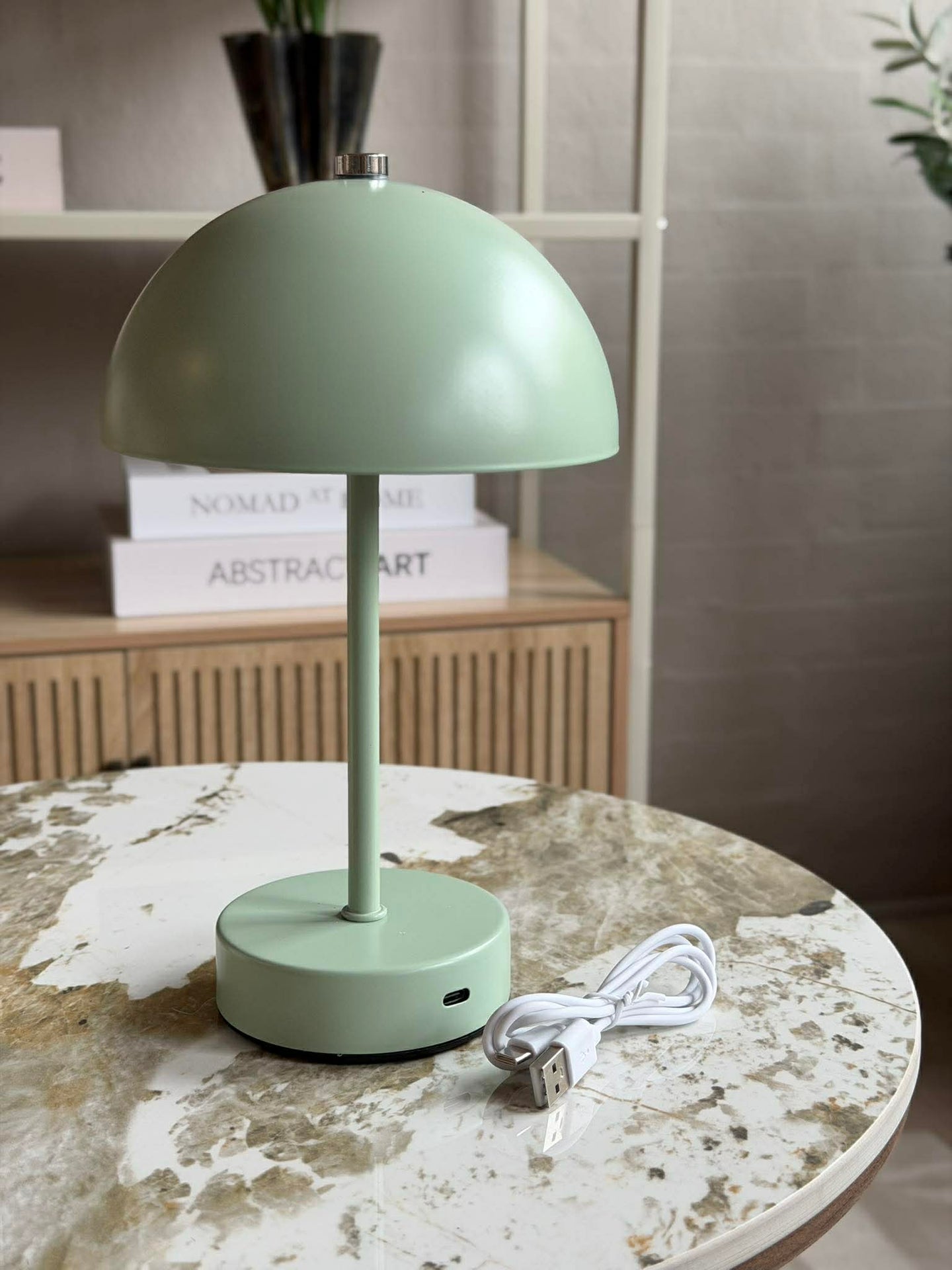 Bordlampe med touch - Grønn