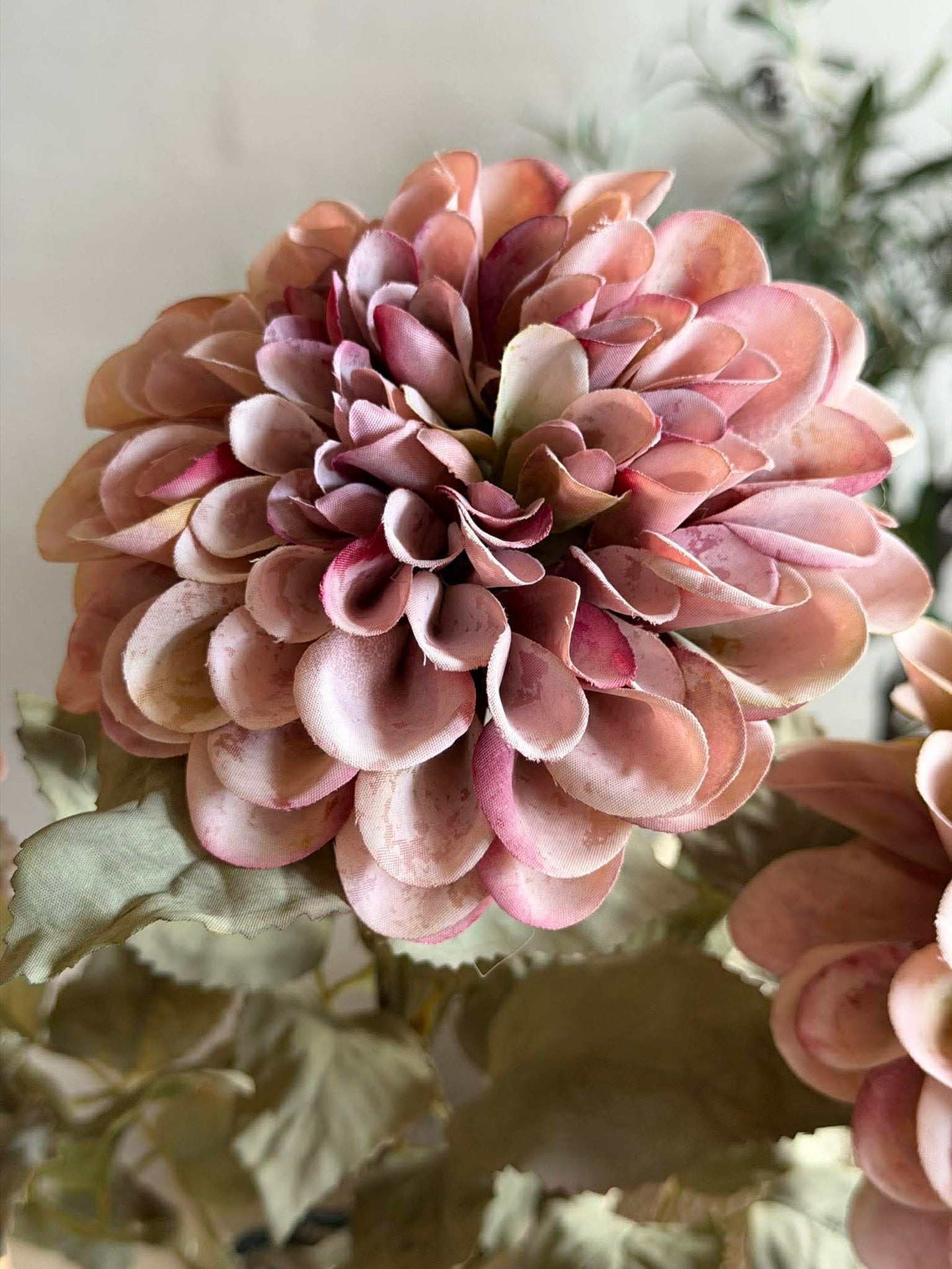 Blomst Dahlia 64 cm - Rosa