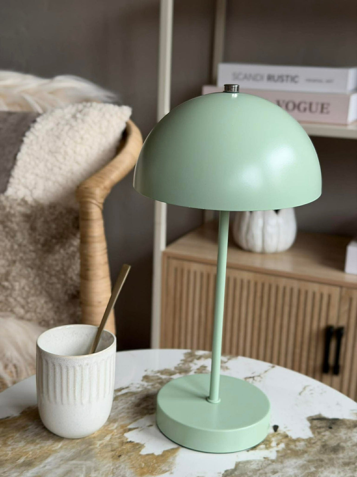 Bordlampe med touch - Large Grønn