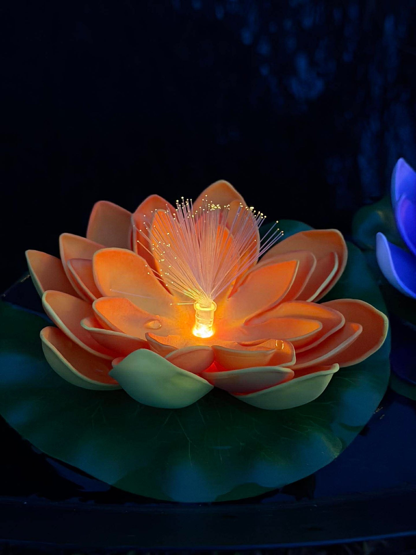 Lotus med solceller - Flere farger