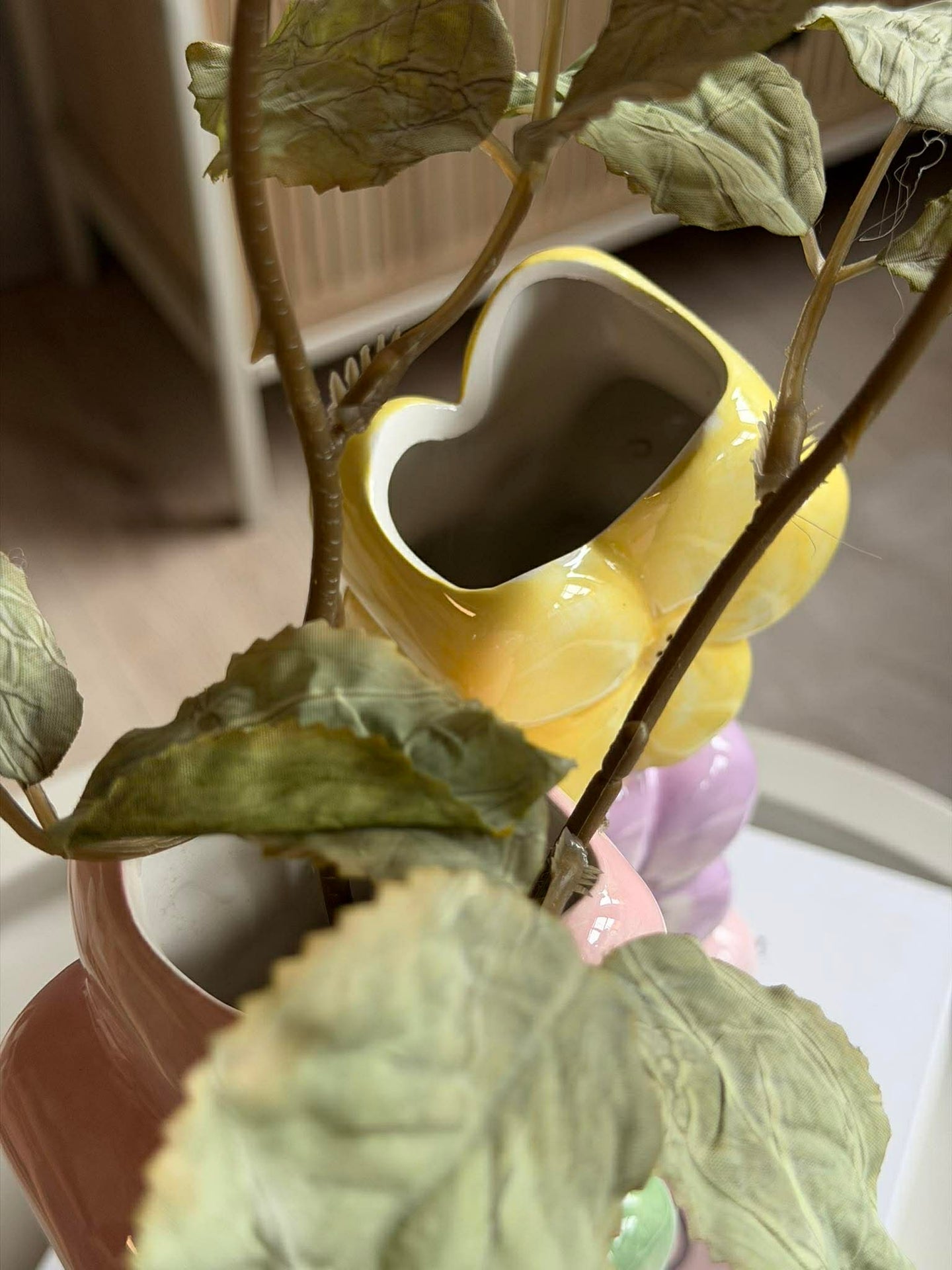Vase med pastellblomster - Color mix