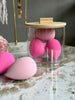 Makeup-organizer med svamper - Rund
