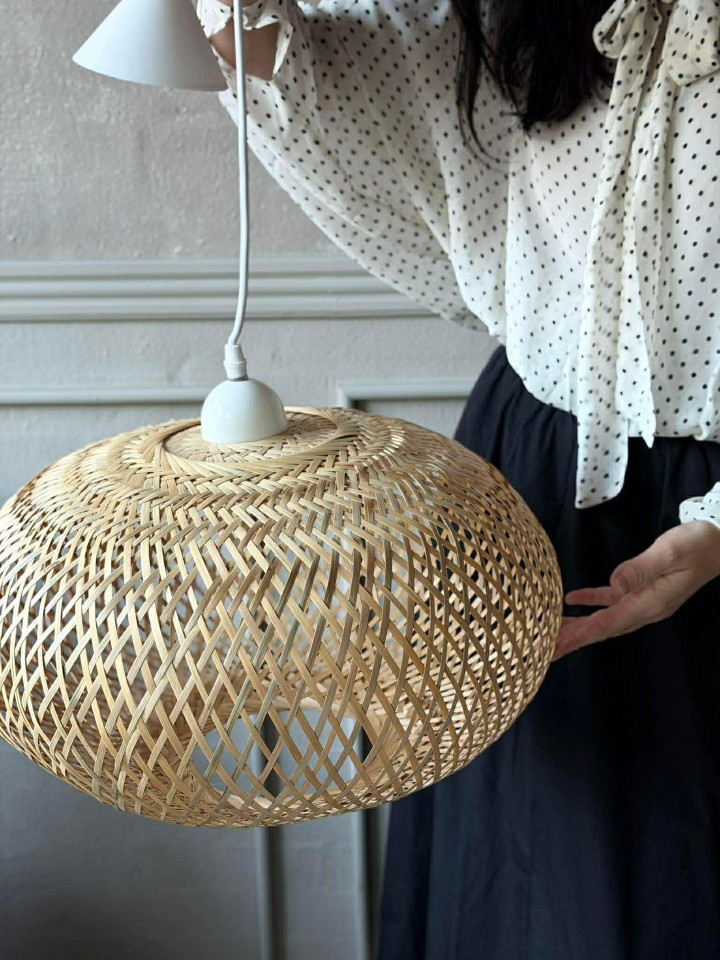 Lampe bambus – Dia 38 cm