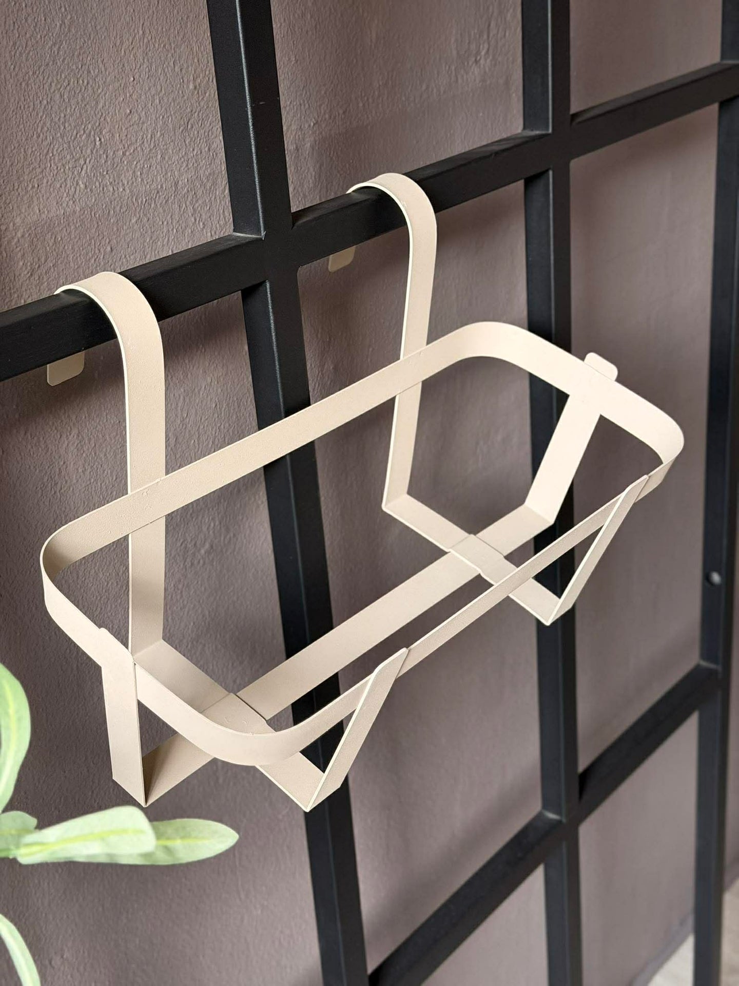 Balkongkasse Metal Beige