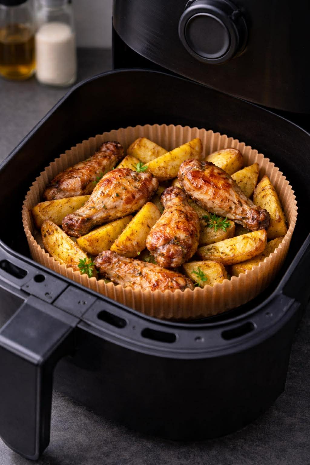 Airfryer Bakepapir Rund - 50 ark.