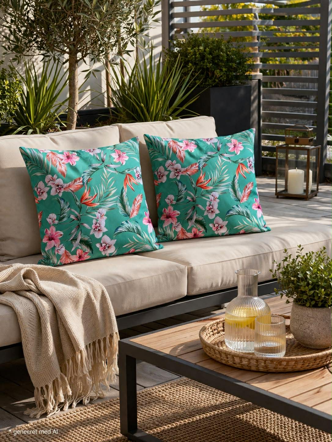 Pute 45x45 cm - Bloom - Flere farger