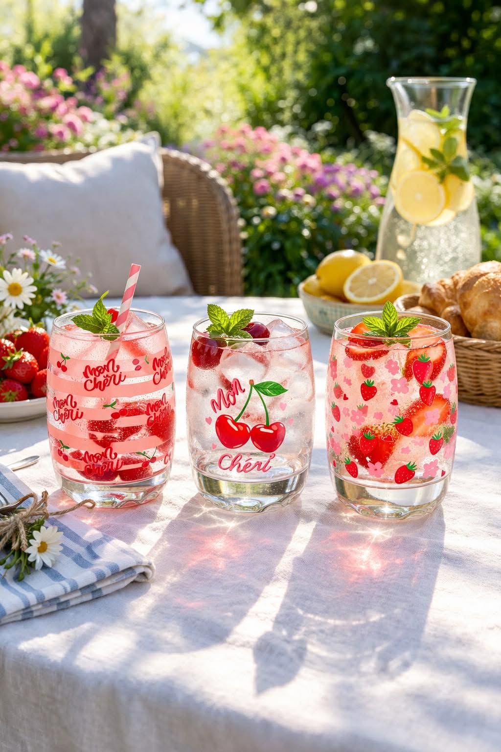 Glas Cherry – Sett med 3 stk.