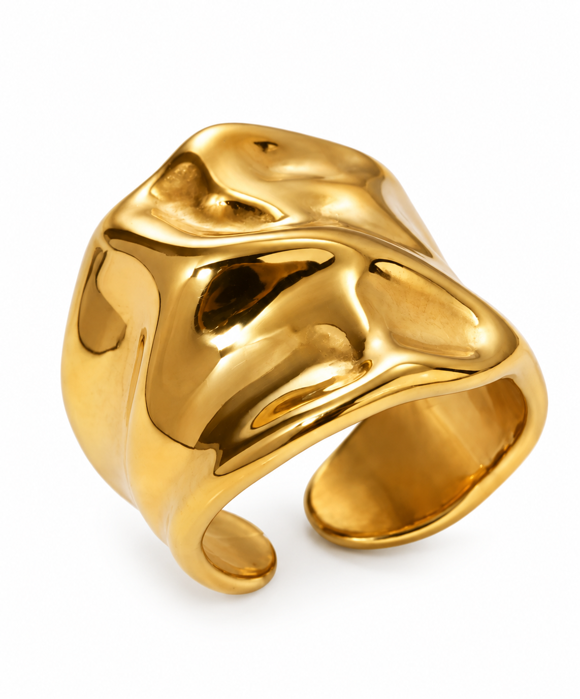 Ring Kona Vanntett - gullbelagt