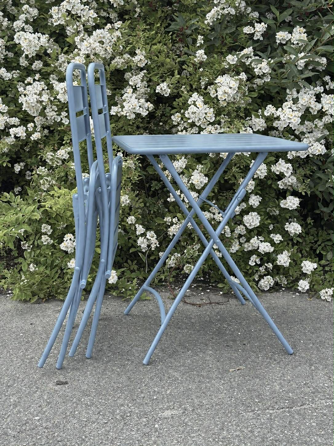 Kafésett - Blue garden