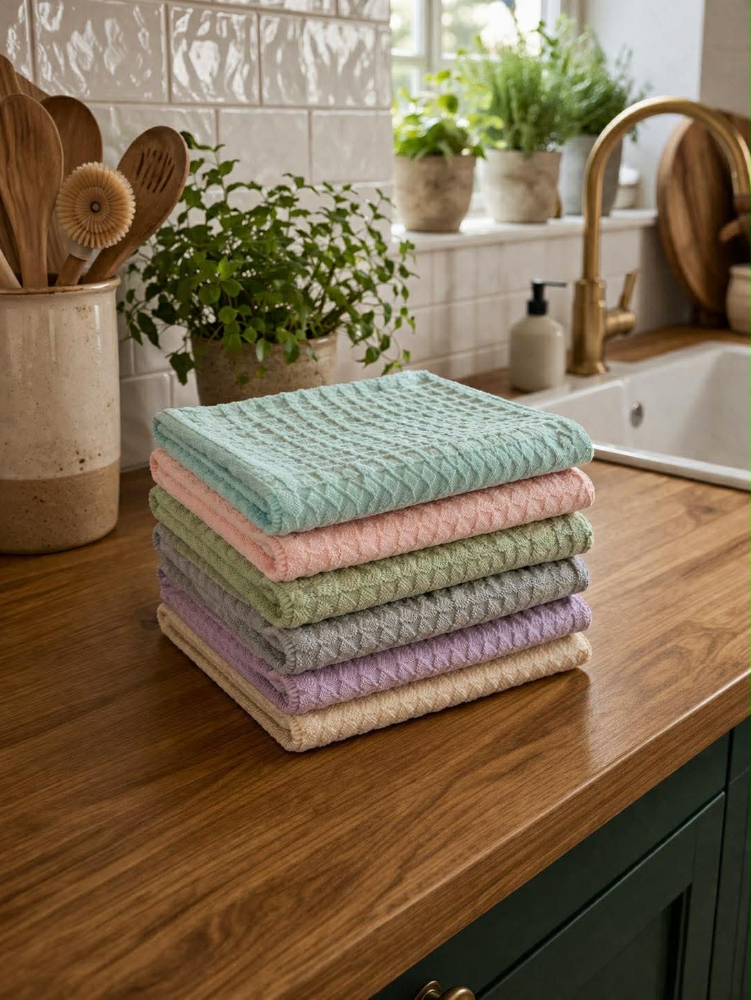 Mikrofiberkluter - 3 stk. MIX farge