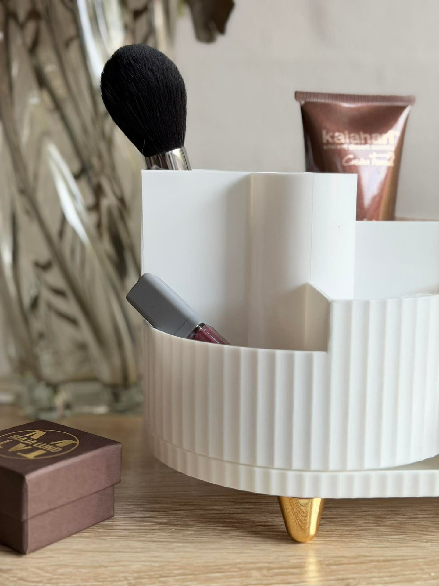 Makeup-organizer 9 rom med dreiefunksjon