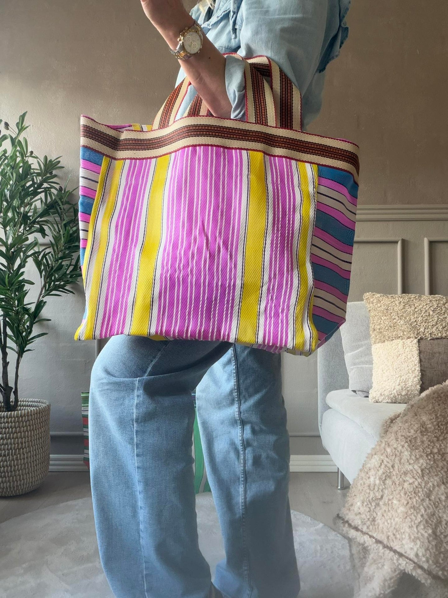 Shopper Striped - Color mix