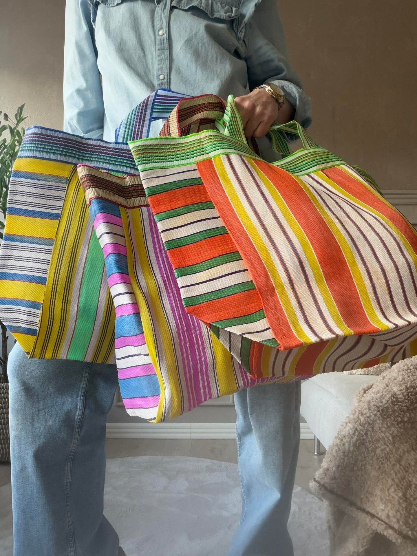 Shopper Striped - Color mix