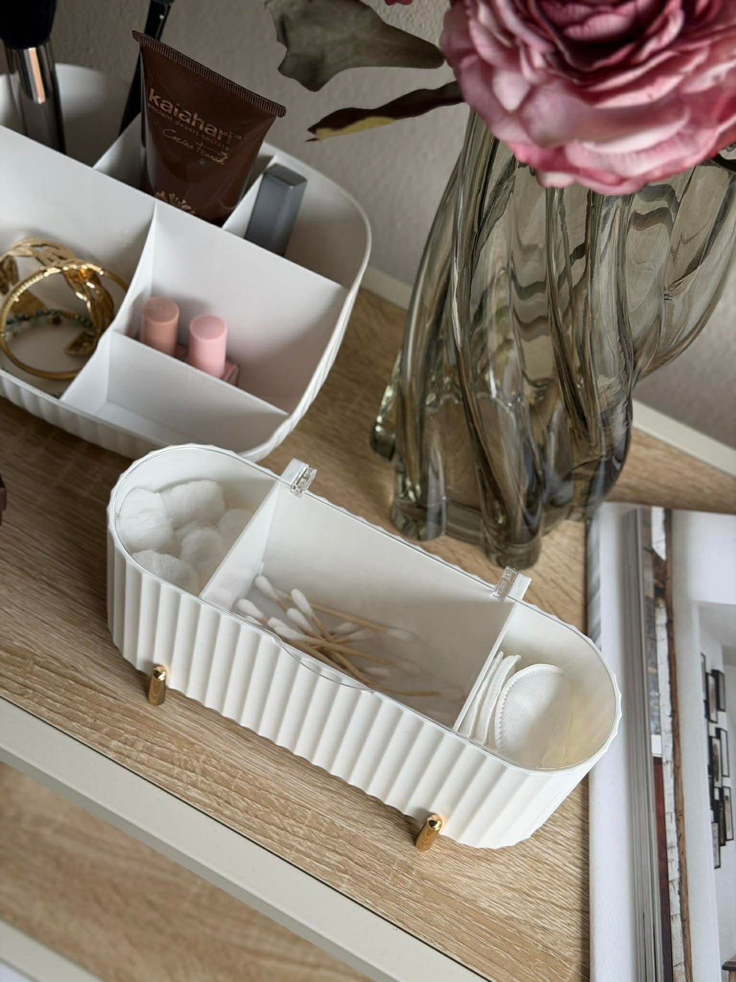 Makeup organiser - Hvit