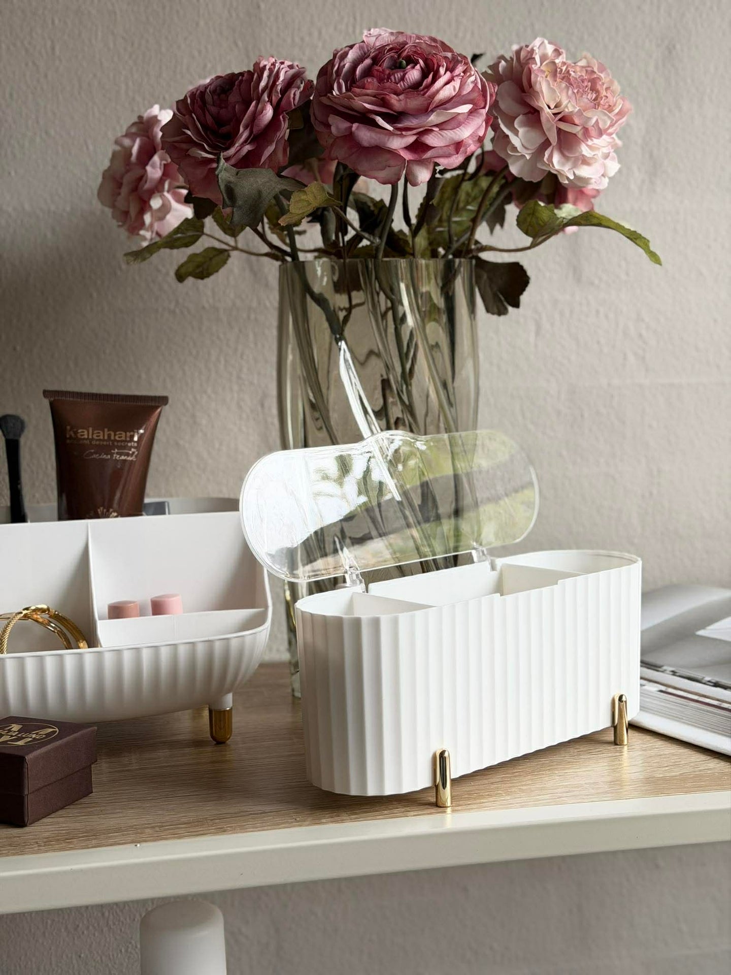 Makeup organiser - Hvit