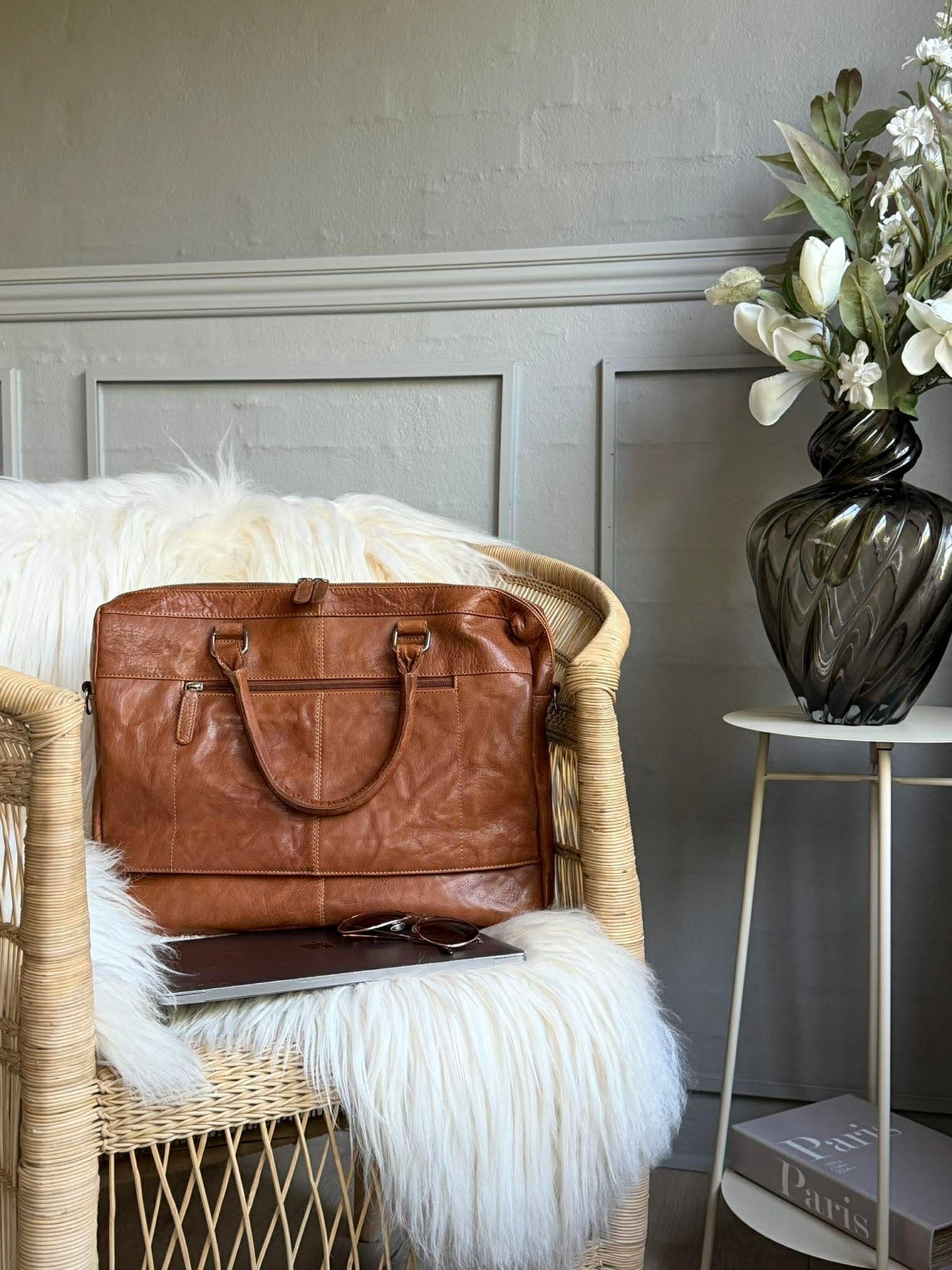 Laptop / arbejdsveske - New Maisy Cognac