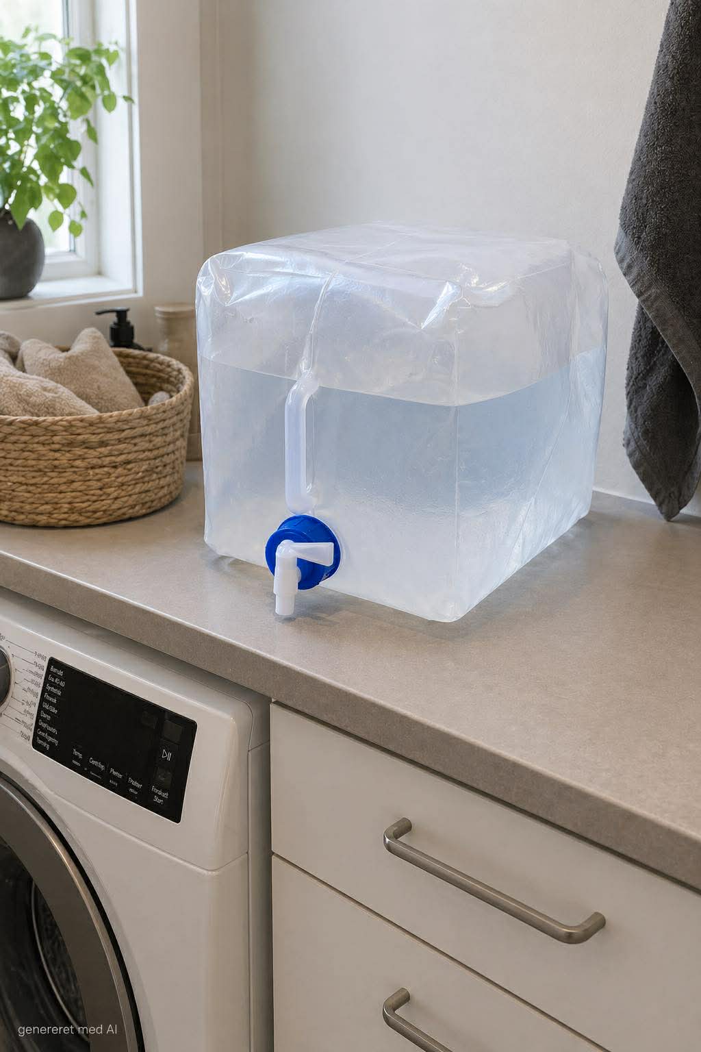 Sammenleggbar vanndunk 10L
