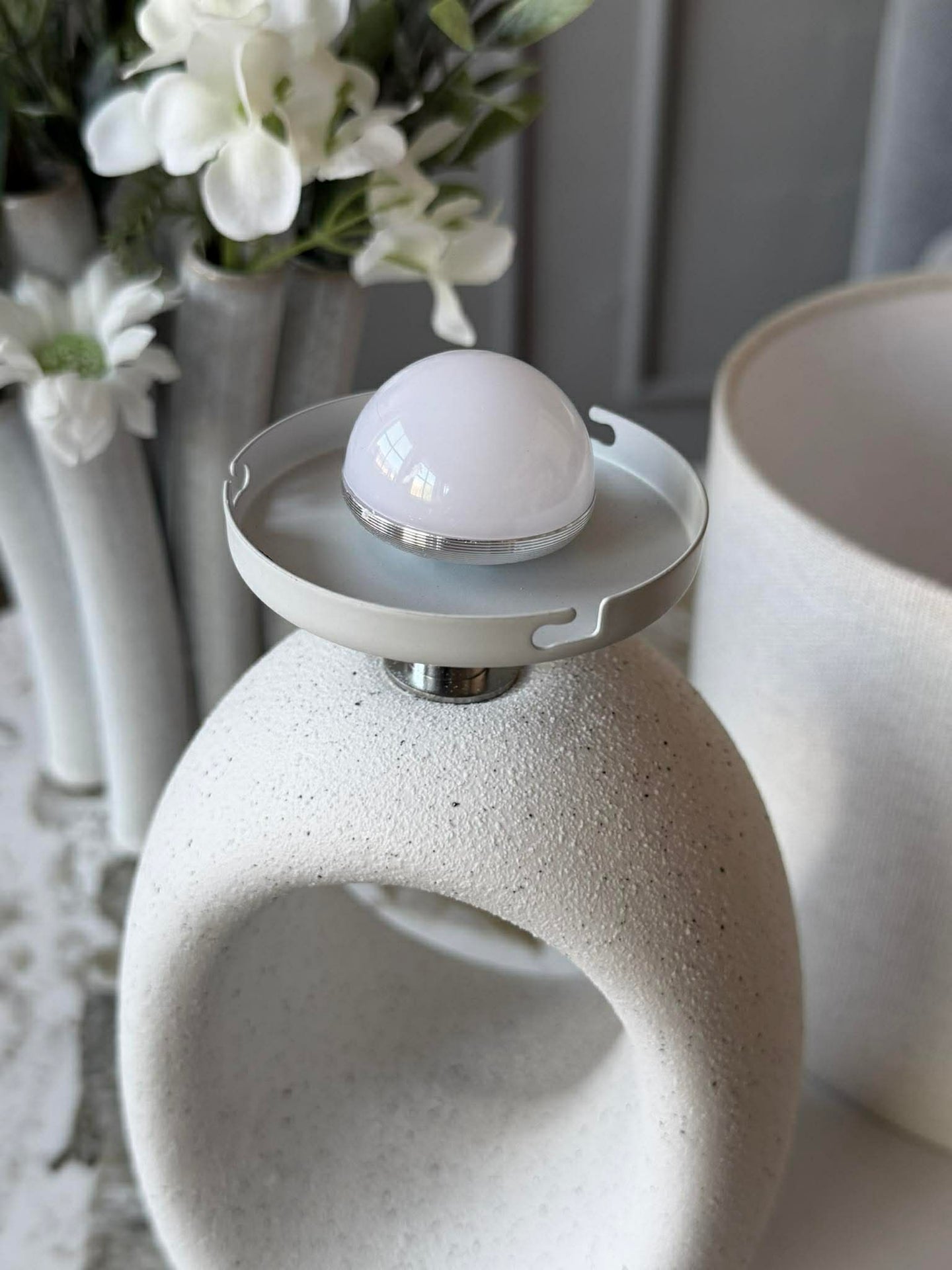 Oppladbar bordlampe med touch