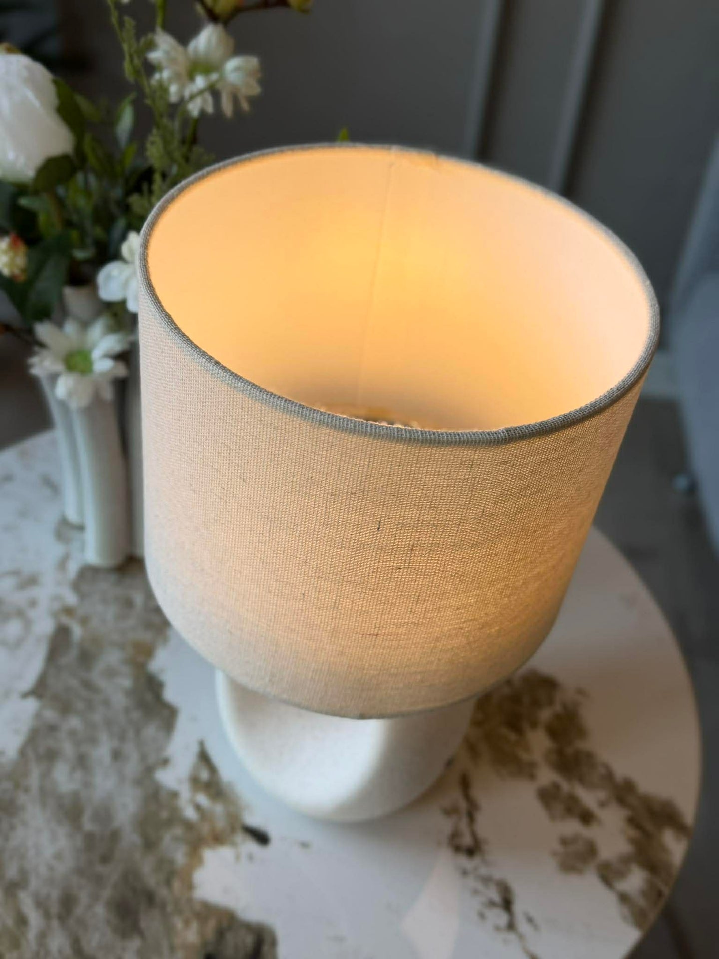 Oppladbar bordlampe med touch
