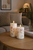 LED blokklys TWINKLE flower - Sett med 2stk.