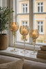 Lysestaker Amber - Sett med 3 stk.