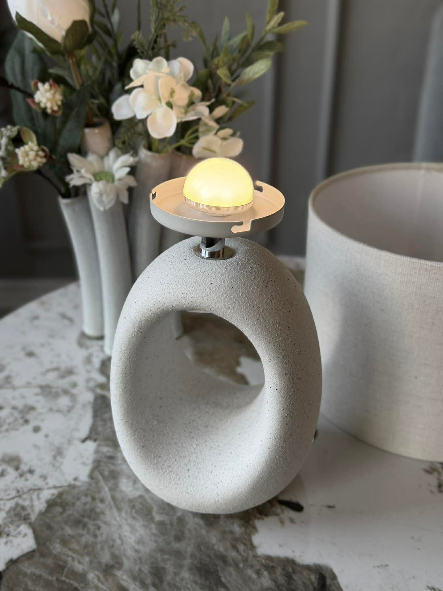 Oppladbar bordlampe med touch