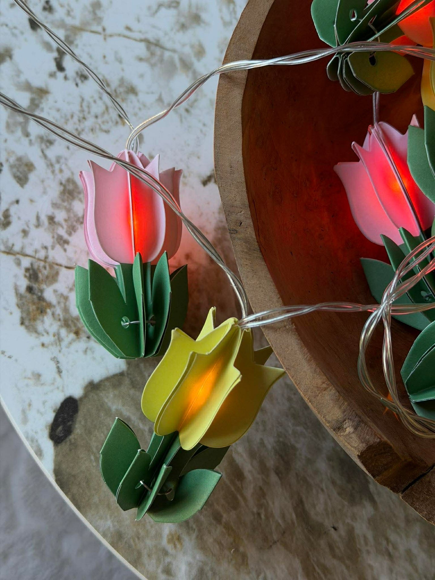 LED Lyskjede - Blomster