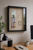 3D ramme/oppslagstavle - Sort