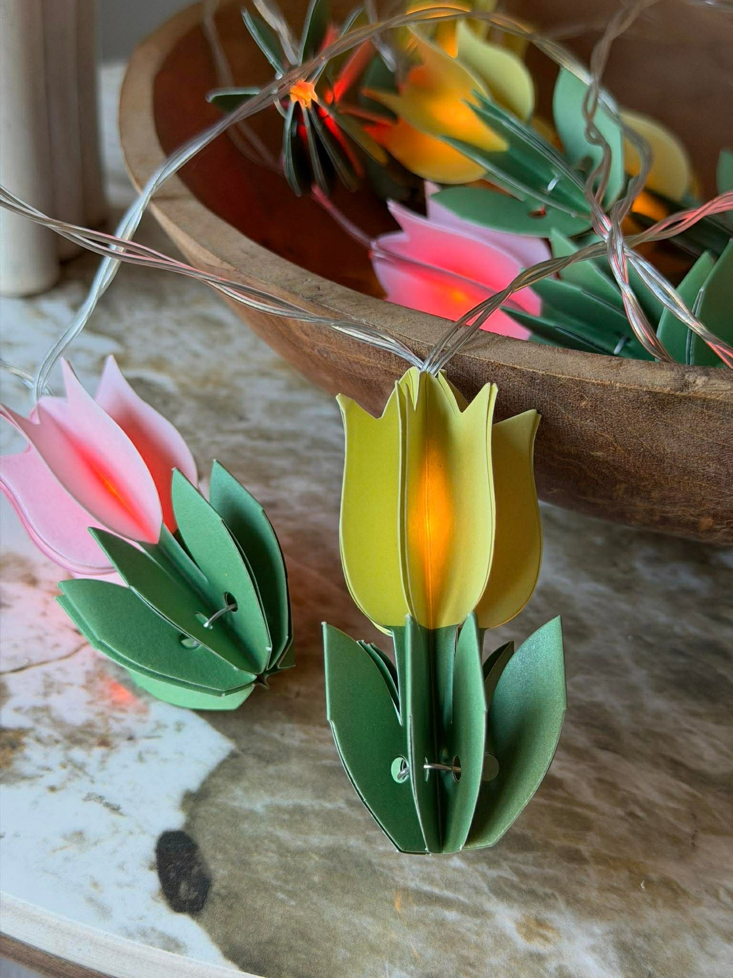 LED Lyskjede - Blomster