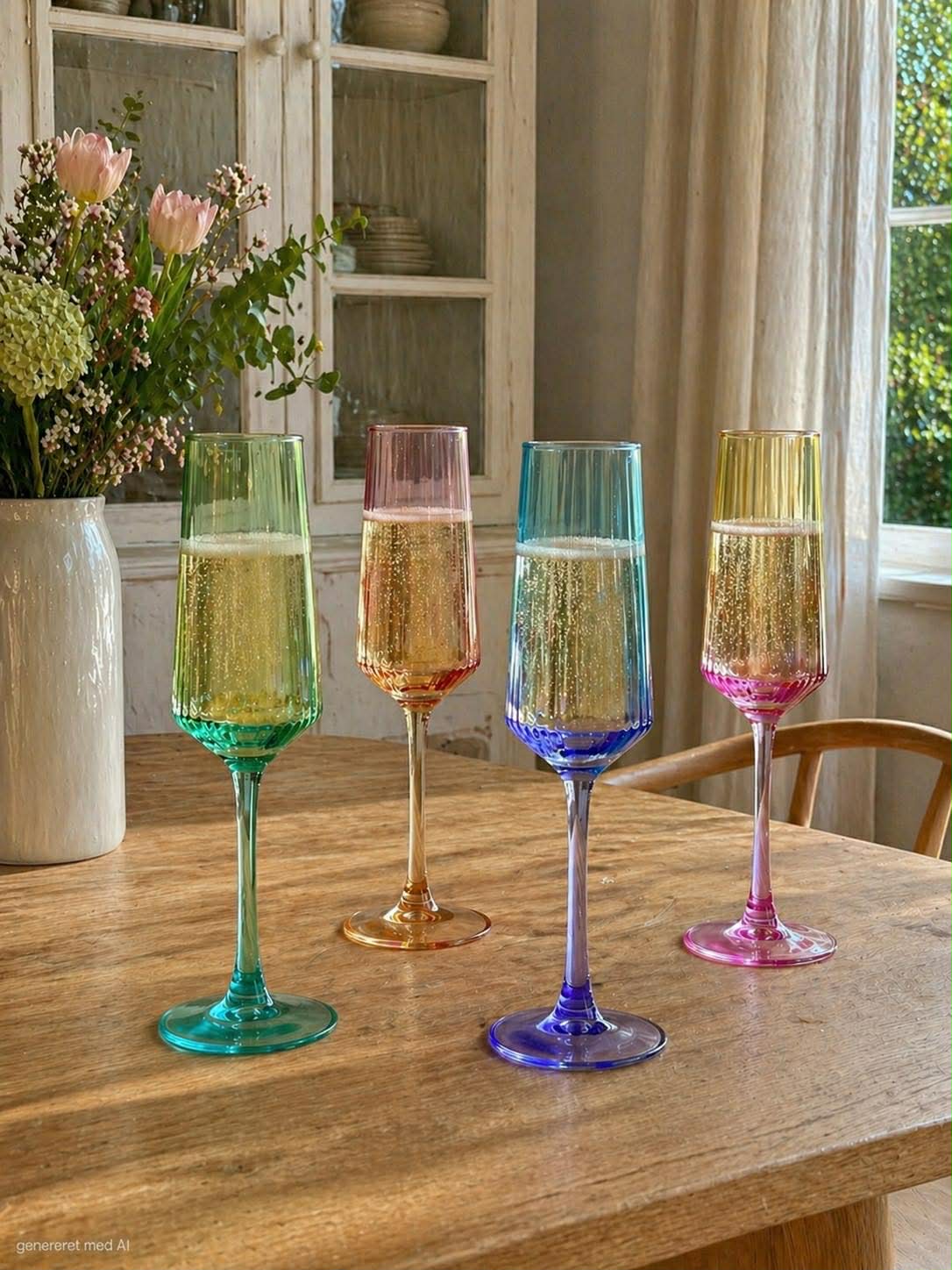 Champagneglass Aurora - Color MIX