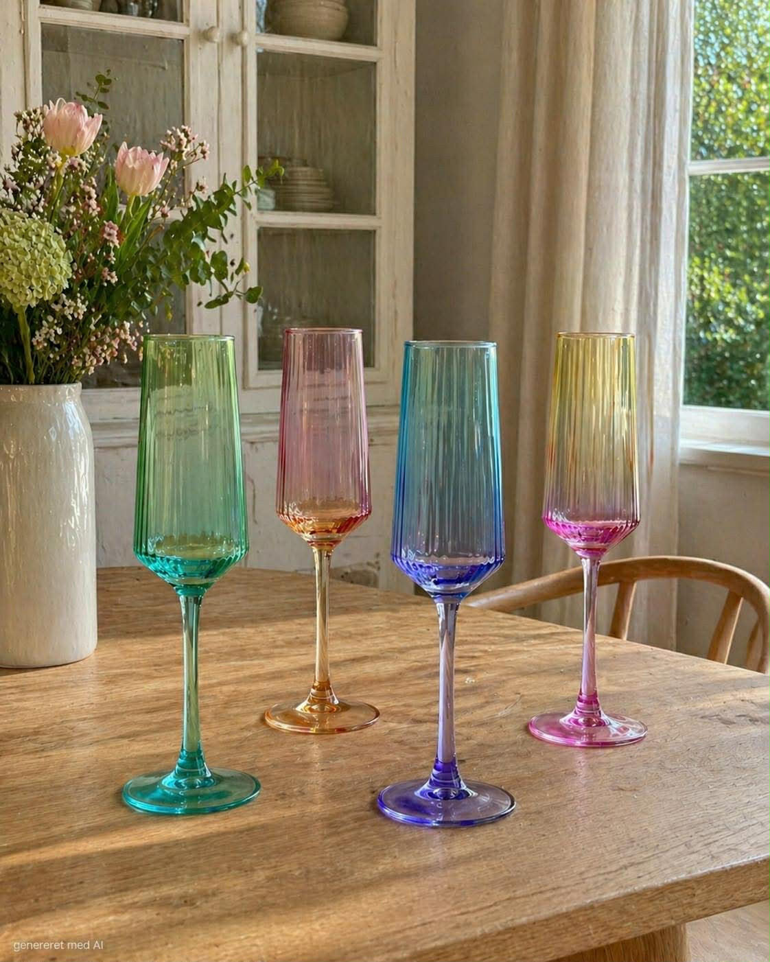 Champagneglass Aurora - Color MIX