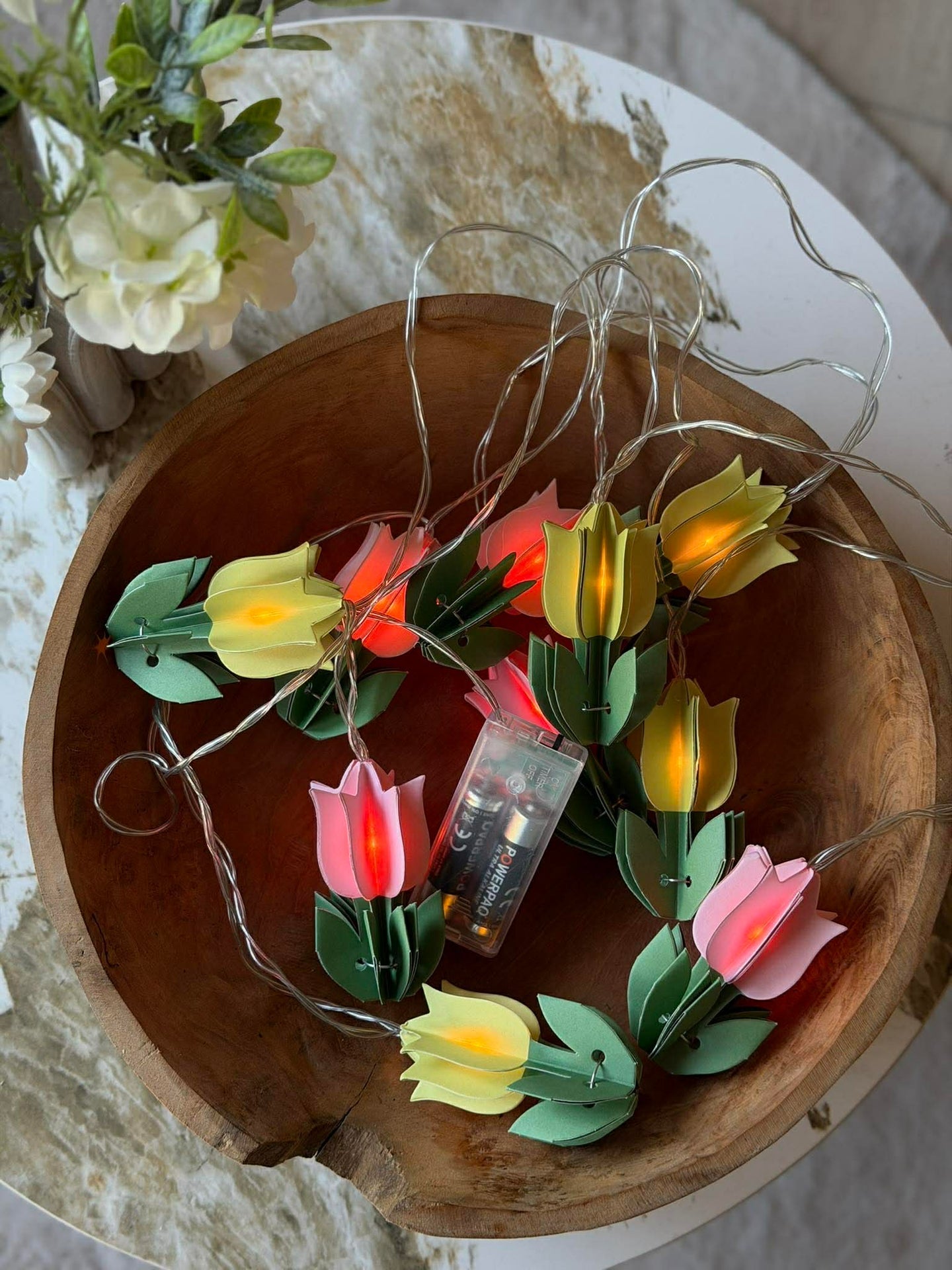 LED Lyskjede - Blomster