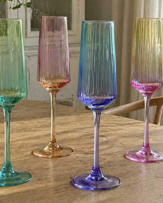 Champagneglass Aurora - Color MIX