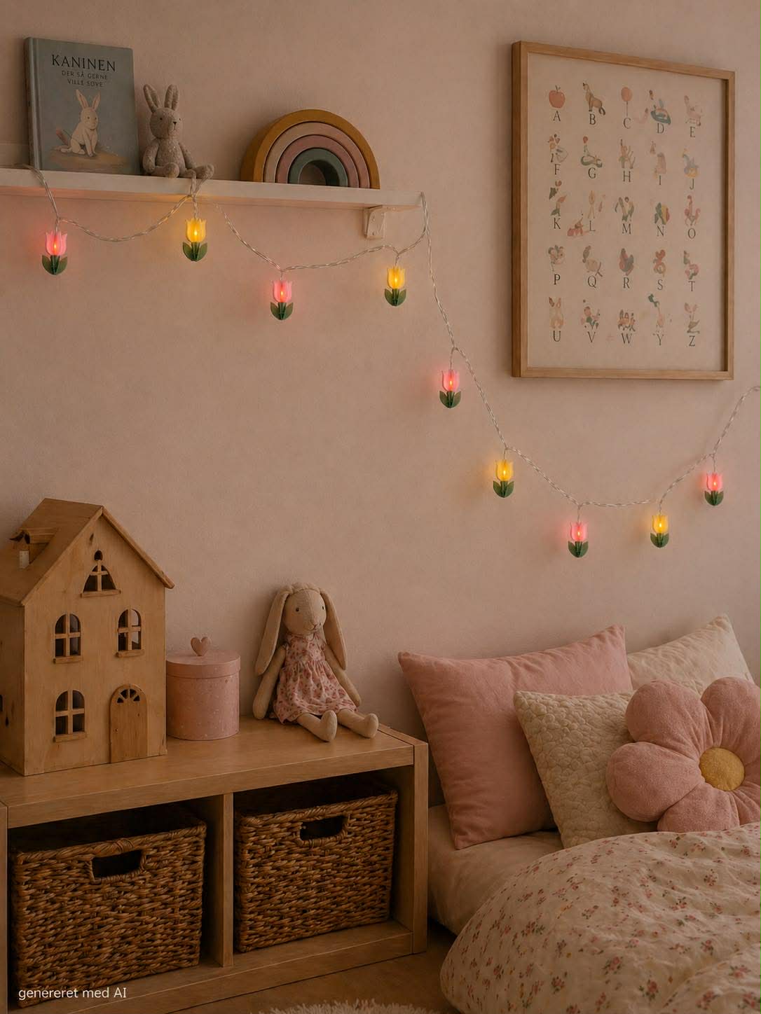 LED Lyskjede - Blomster