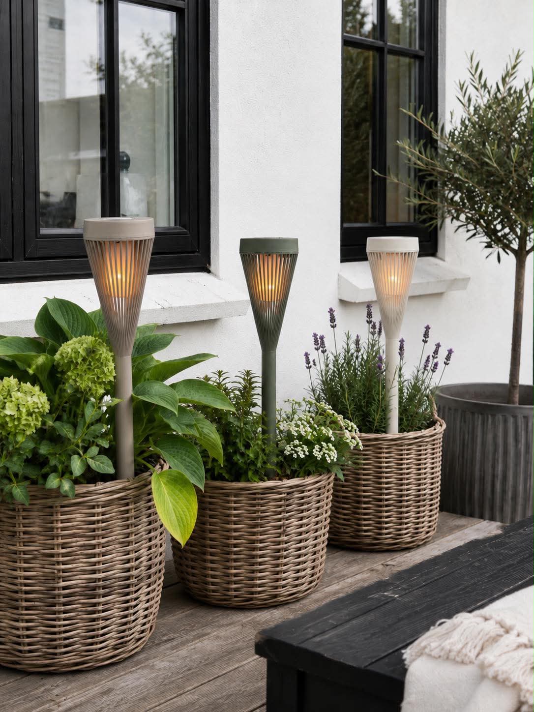 Fakkel Emily solar 46 cm - Flere farger