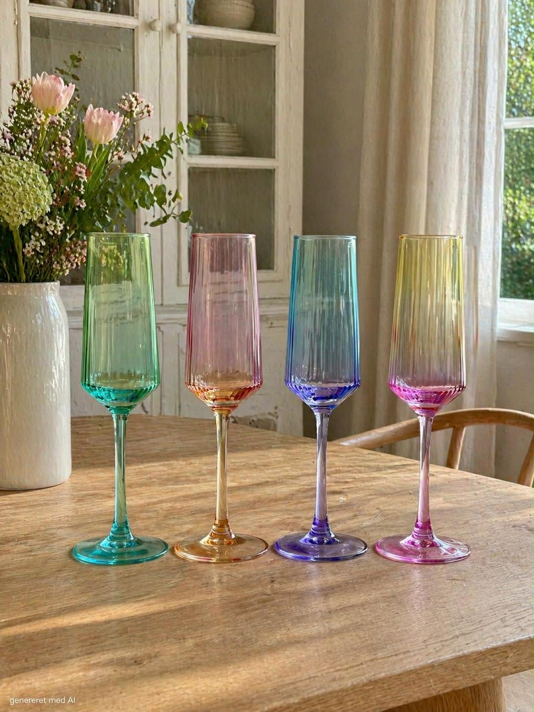 Champagneglass Aurora - Color MIX