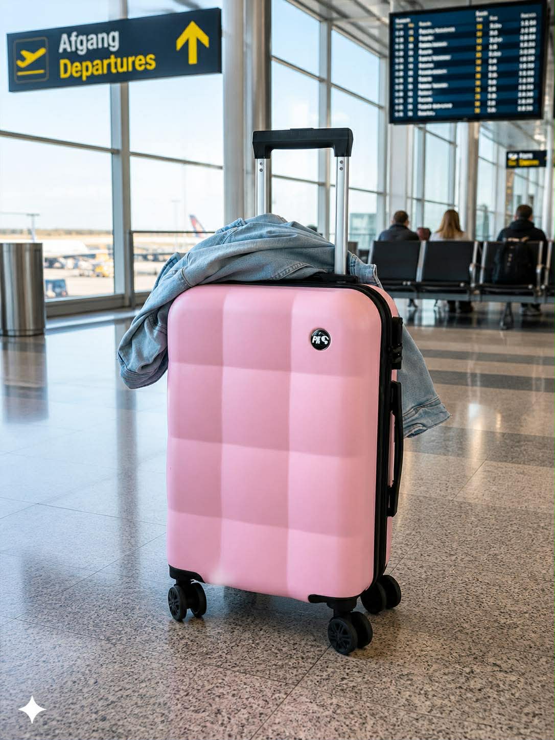 Koffert Trolley - Rosa